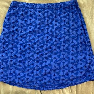 Market & Spruce | Mini Skirt | Brilliant Blue | Size L